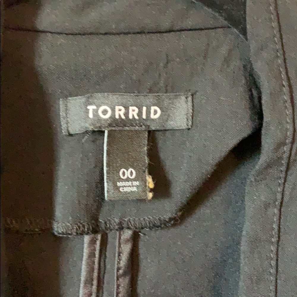Torrid Black Blazer Size 00 - Picture 4 of 4